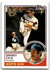 2001 TOPPS ARCHIVES SPARKY LYLE CHICAGO WHITE SOX
