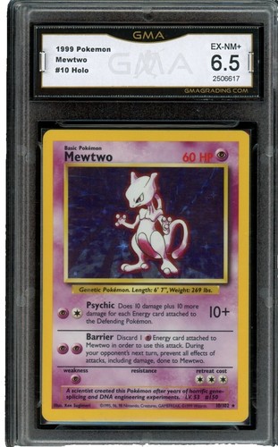 Pokemon Card Mewtwo 10/102 Rare Holo 60HP | eBay