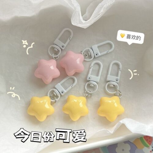 Fashion Acrylic Funny Star Keychain Keyring Key Women Cover Bag Party Gift New - Photo 1 sur 11