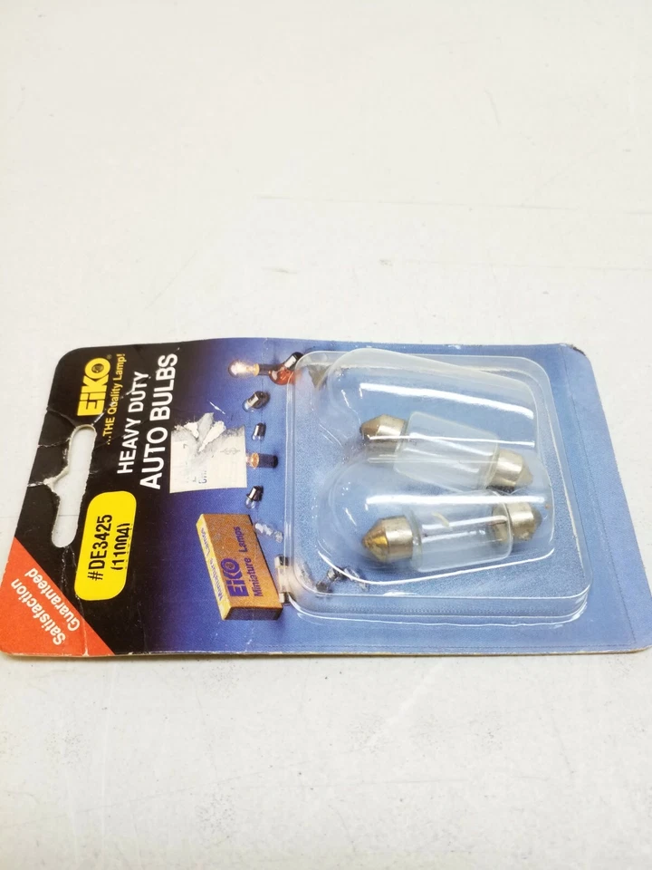 DE3425 Eiko Heavy Duty Auto Bombillas Domo Luz Envío Gratis Devolución Gratuita  Foto 3 de 3