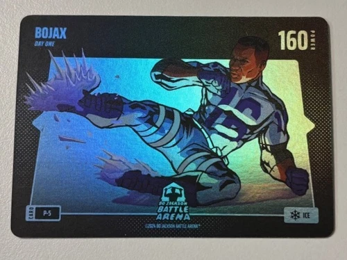 2024 Bo Jackson Battle Arena BOJAX Bo Jackson Day One Ice P-5 Battlefoil SP!
