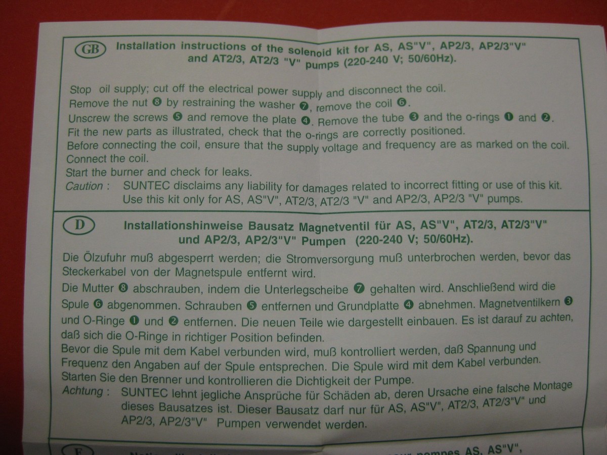 Magnetventilspule 3713798 - 9W 220-240V Für Hochdruckreiniger Kessel