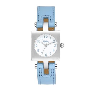 Kipling Kids Light Blue Leather Quartz Watch