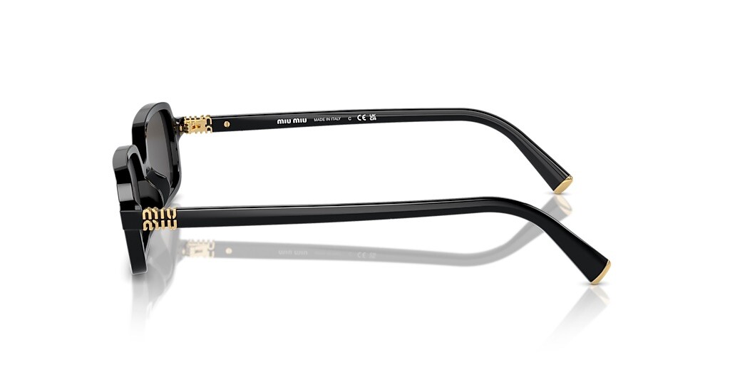 MIU MIU サングラス MU11ZSF 16K5S0 52 BLACK/GRAY Miu Miu MU 11ZS S (51 - 16) with Grey lenses and Black frame