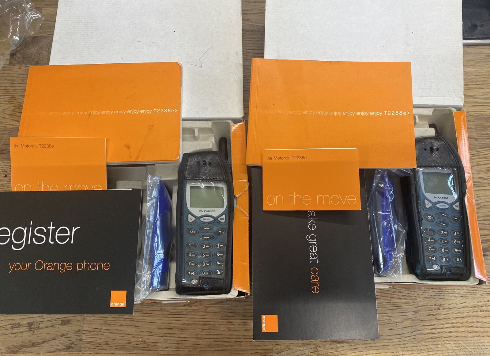 2 x Vintage Motorola T2288 Mobile Phones eBay