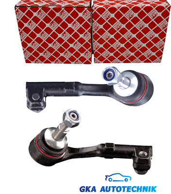 2x FEBI Spurtangenkopf passend für BMW 1 E87 E81 E82 E88 3 E90 E91 E92 E93 X1 Z4
