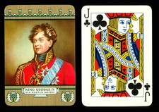 NEW Wide playing card King George IV Old Scotch Whisky Jack of Clubs RC 49