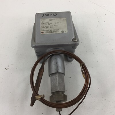 United Electric Controls F100 Temperature Switch 8BC 50-650F