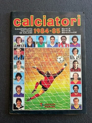 1984-85 PANINI FOOTBALLER FIGURINE ALBUM COMPLETE WITH ORIGINAL COUPONS
