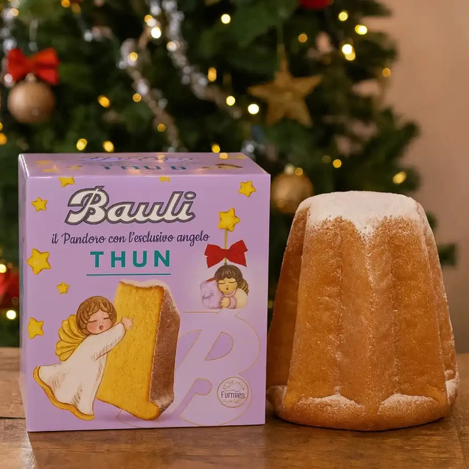 Bauli Pandoro Classico 700g con Esclusivo Angelo Thun Idea Regalo Natalizia - Imagen 2 de 4