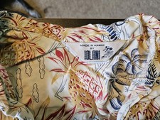 Vintage VTG 1950's Iolani Hawaiian Shirt Medium / Large Fits Big INCREDIBLE RARE