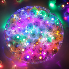 100Pcs Multicolor Balloon Lights Mini, Battery Powered, Long Standby Time Waterp