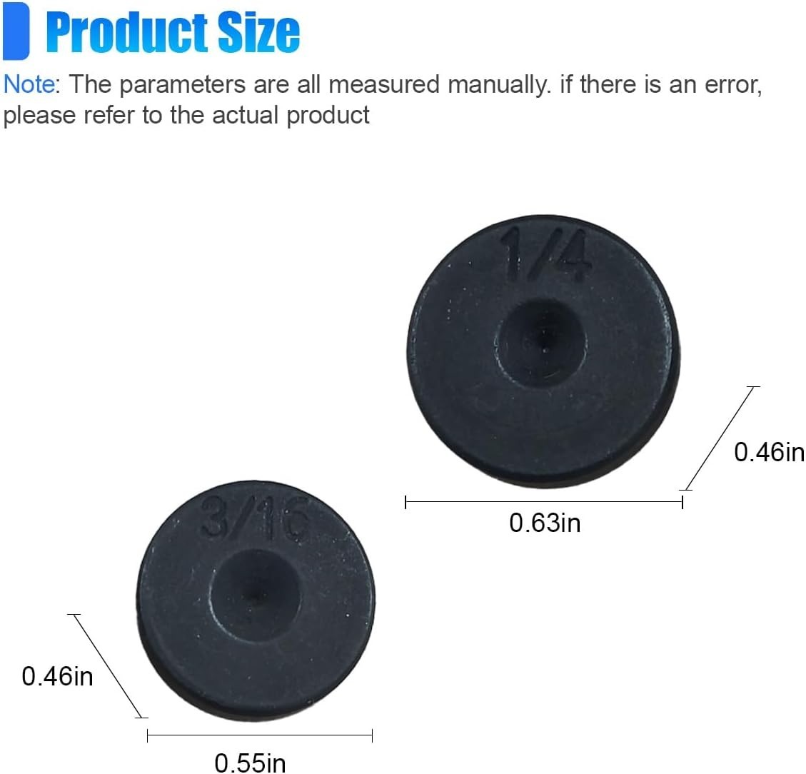 Brake Line Flaring Tool Kit, 6PCS, 3/16" & 1/4" Double Flare Tool for Brake Line