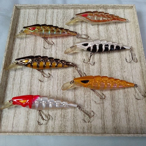 Grander Musashi Skeleton Minnow Set Of 6 Limited Colors Lure Lure - Picture 1 of 7