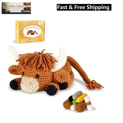 Crochet kit for Beginners Adults, Learn to Crochet, Include Easy Knitting Sof...