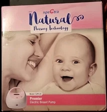 Spectra S2 Double Electric Breast Pump Adapter Pink Model S2PLUS Open Box