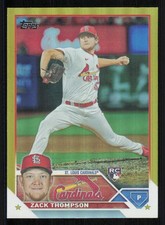 2023 Topps Gold Rainbow Foil #34 Zack Thompson