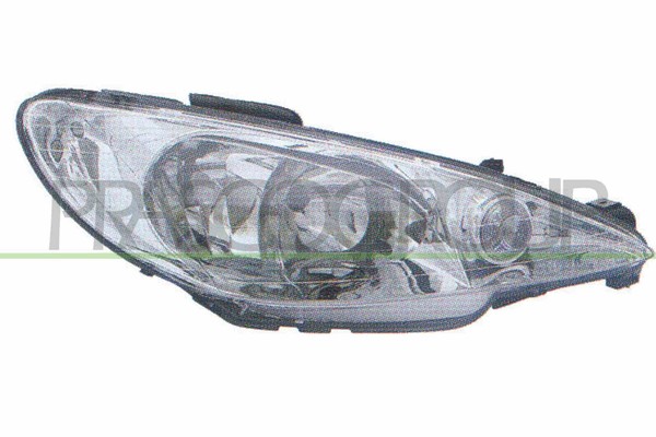 PG0094903 Hauptscheinwerfer Rechts FüR Peugeot 206 SchräGheck (2A/C)-image