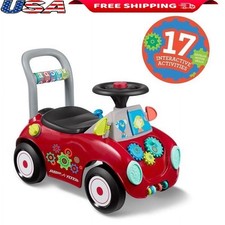 3 in 1 Push Walker Ride-on Busy Buggy Kids Interactive Features Motor Skills
