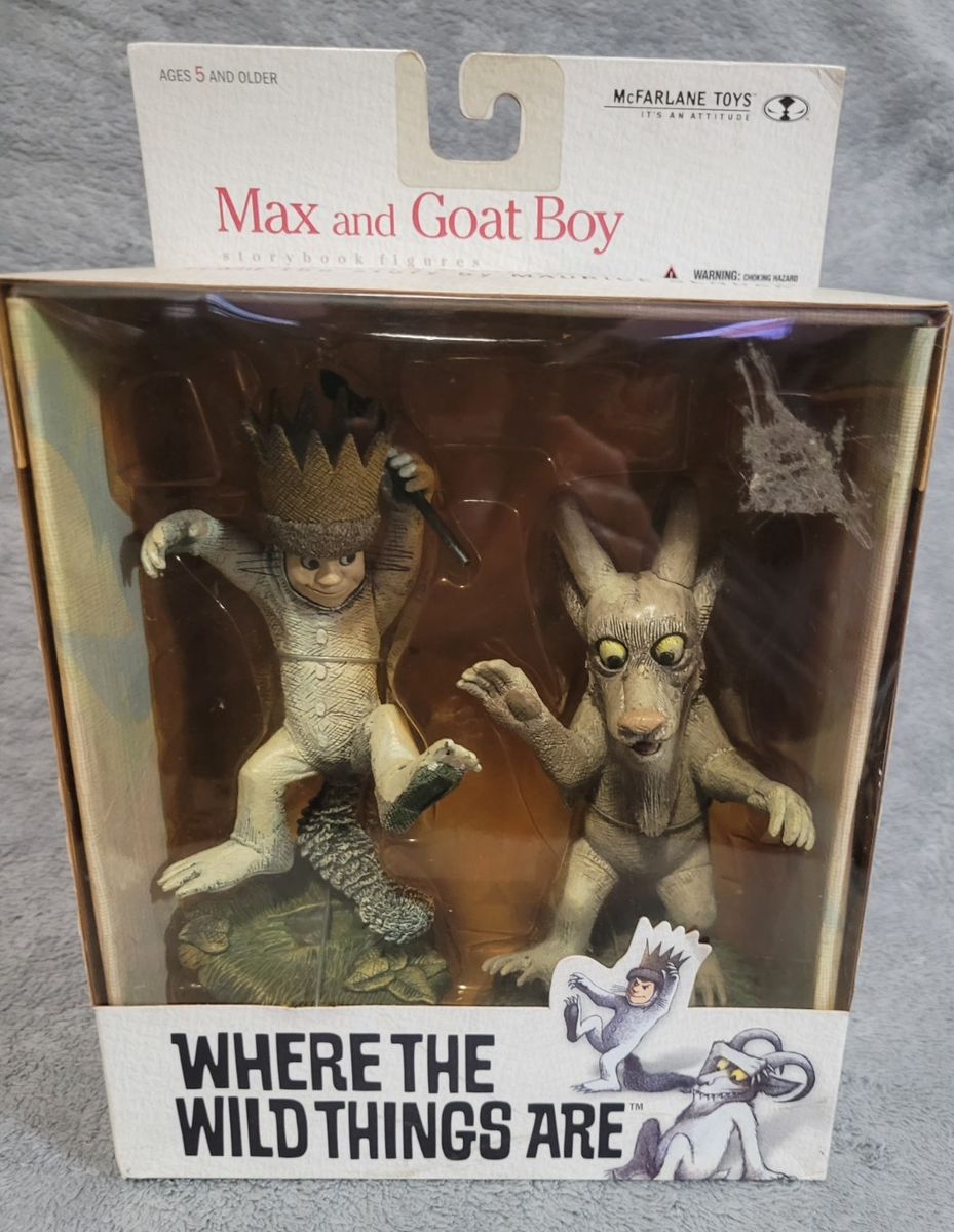 2000 McFarlane Toys Where The Wild Things Are Max and Goat Boy