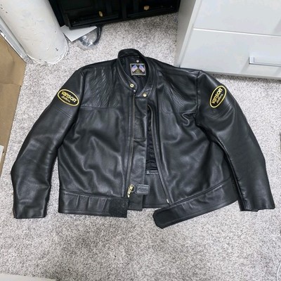 Vanson Black Leather Motorcycle Jacket Sz Is Special Order From Vanson
