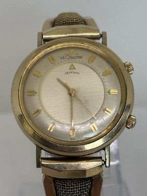 RARE 1950's Jaeger Le-Coultre Memovox Alarm Watch *Is Running*