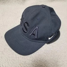 Nike Team USA Olympic AeroBill Pro Running Cap Hat AA3822-475 Ear Flaps Nike