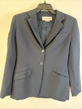Jones New York Blazer Womens Size 6 Black Work Office Casual Minimalist Capsule