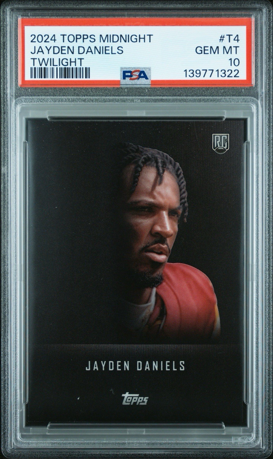 Jayden Daniels Topps Midnight Twilight #T4 Base