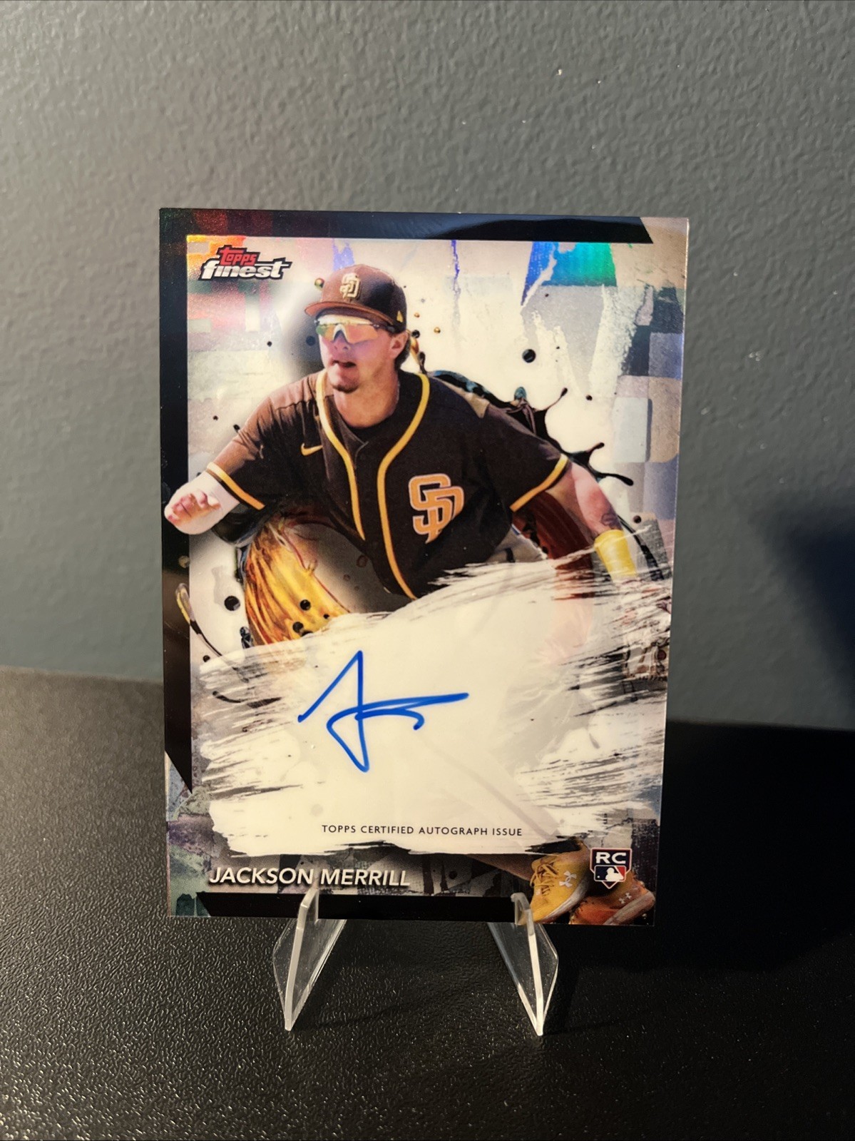 2024 Finest FA-JME Jackson Merrill Finest Auto Refractor Rookie