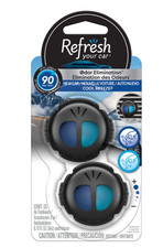 Refresh Your Car Mini Diffuser Air Freshener New Car Cool Breeze 2-pack Refresh Your Car Mini Diffuser Air Freshener New Car Cool Breeze 2-pack