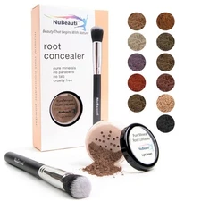 Hair Root Touch Up Powder, Light Brown - 11 True-to-Nature Root Concealer Sha...