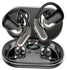 AI Translation Earbuds Real Time, 3-in-1 Translator Earbuds 144 Languages Black