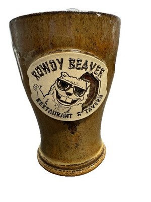 Rowdy Beaver Restaurant And Tavern Mug Cup  Sunset Hill Stone Wear USA