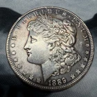 1889 P MORGAN SILVER DOLLAR! BEAUTIFUL CIRCULATED Coin! Toned!