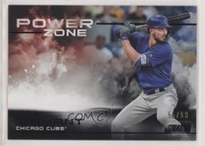 2019 Topps Stadium Club Power Zone Black Foil 55/99 Kris Bryant #PZ-8 3t2