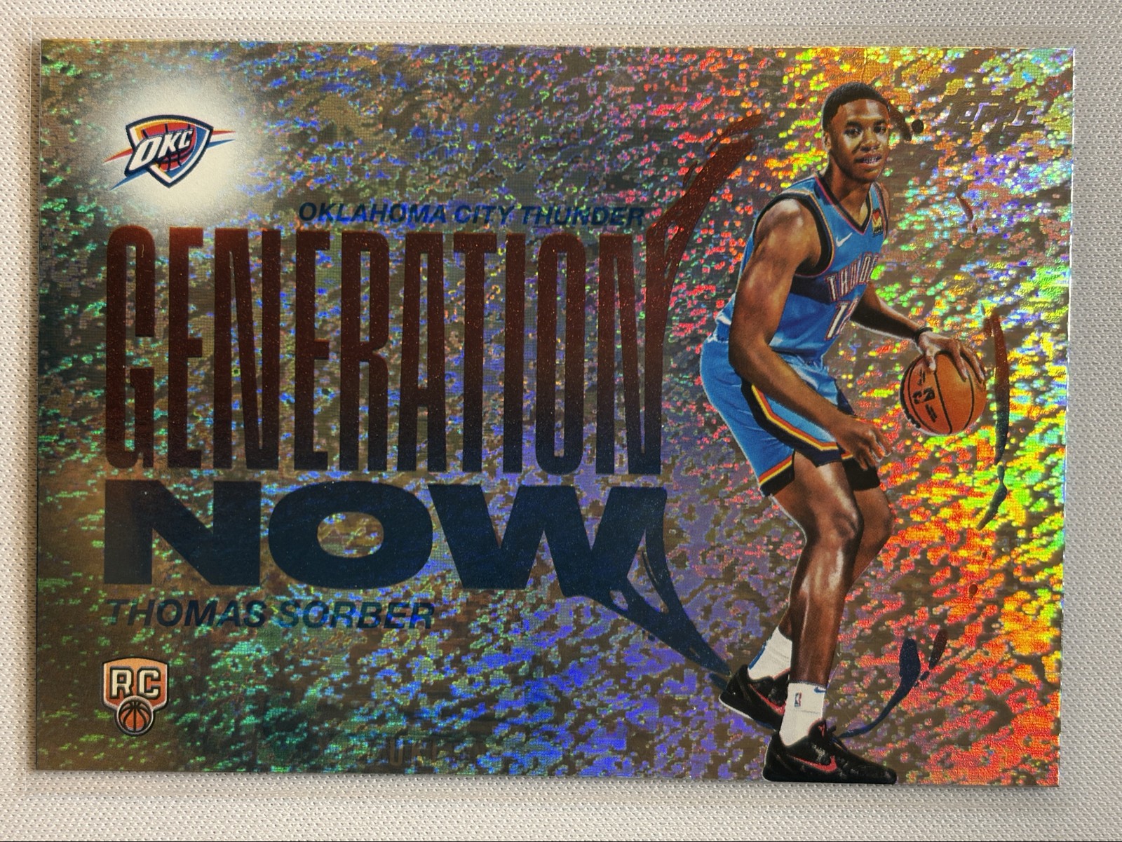 2025-26 Topps - Generation Now Thomas Sorber #GN-15 Holofoil (RC)