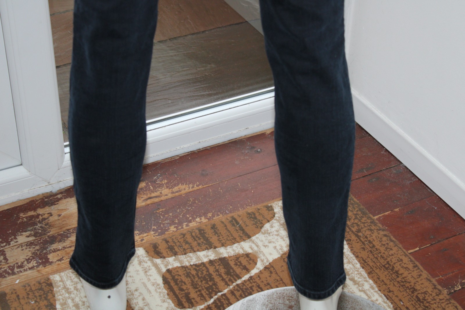 Mens Hugo Boss W32 L32 Jeans Tapered Black 708 Slim stretch 32R Taper HB thumbnail 11