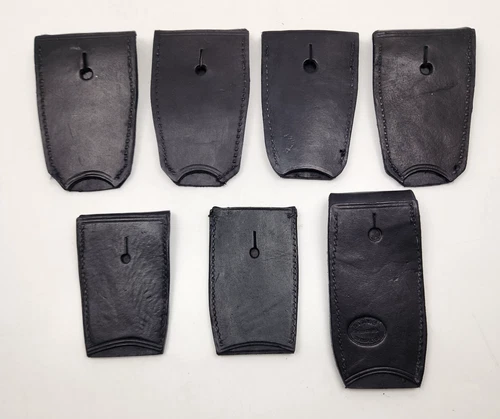 Civil War Bayonet Scabbard Leather Frogs Lot of 7 Repro