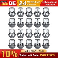 20X Radmuttern Kegelbund Mutter Mondeo M12x1,5 SW 19 für Ford C-Max Focus Fiesta