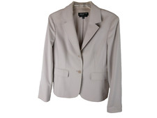 Jones New York Fully Lined Blazer Putty Excellent Condition Misses 8