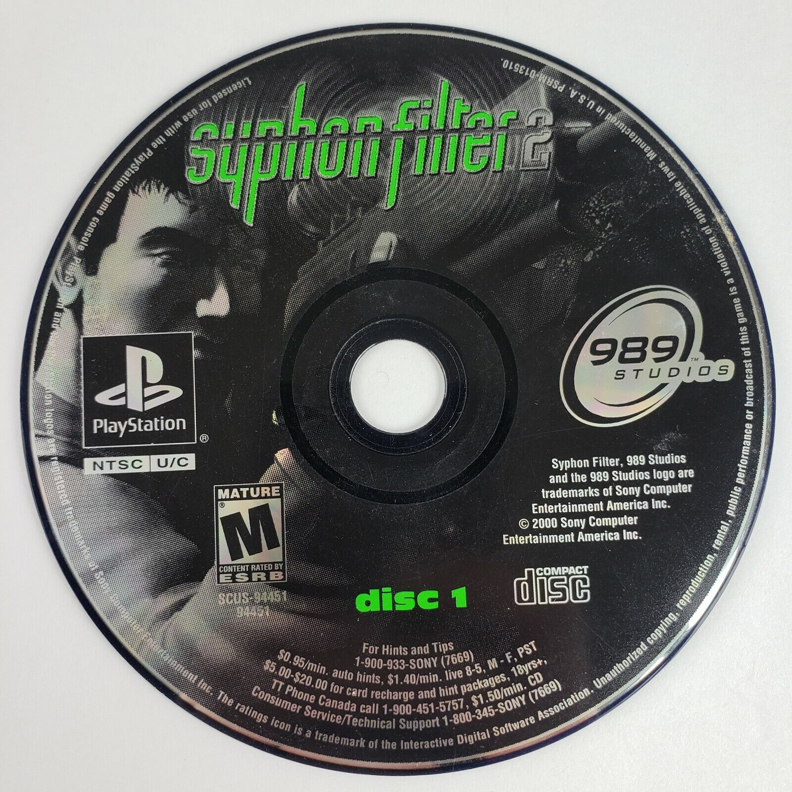 syphon filter 2 ps1 Values - MAVIN