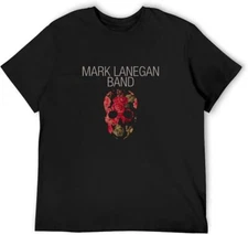Vtg Mark Lanegan Band Skull Heavy Cotton Black Full Size Unisex Shirt MM1681