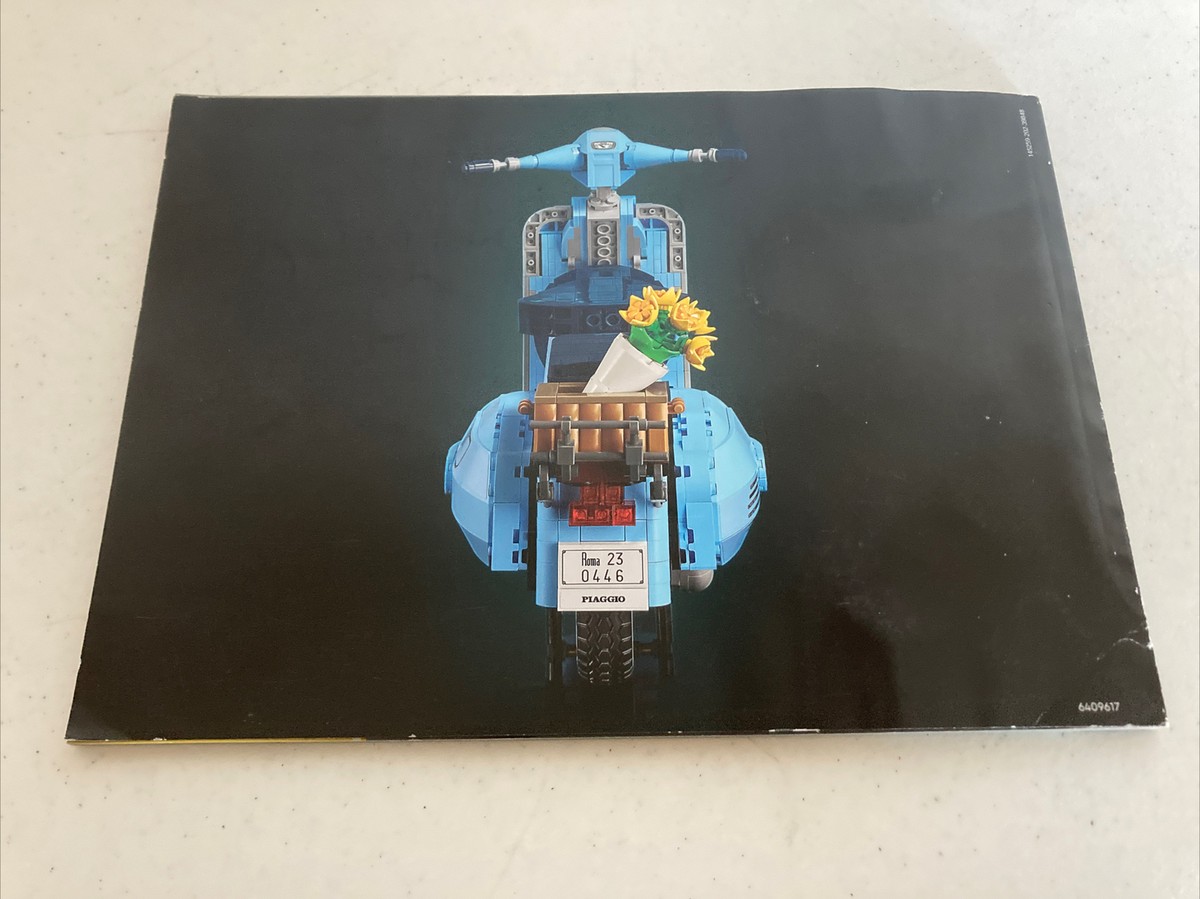 MANUAL ONLY LEGO ICONS Vespa 125 (10298) NO BRICKS OR PARTS