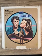 Vintage The Graduate RCA SelectaVision CED Movie Film VideoDiscs Dustin Hoffman