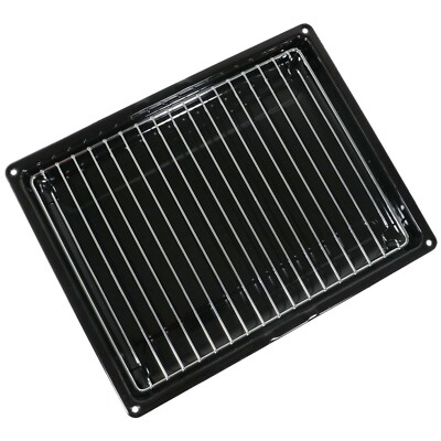 MONTPELLIER Ofen Grillpfanne Auffangblech Backen Braten klein 355 x 280 mm + Einsatz