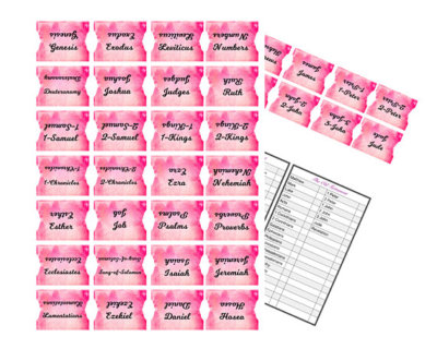 Bible Tabs, Illustrated Fatith, Bible Book Tabs, Bible Book List, 2 Sided  Tab | eBay