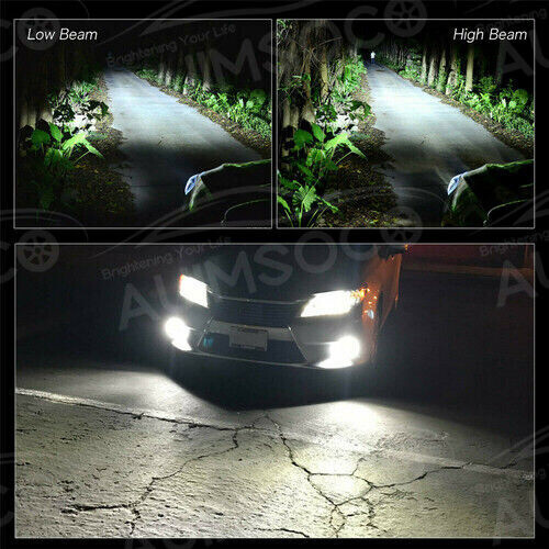 4x LED Headlights Fog Lights Bulb 8000K Hi/Low Beam For Toyota Tundra 2000-2006 - Picture 6 of 17