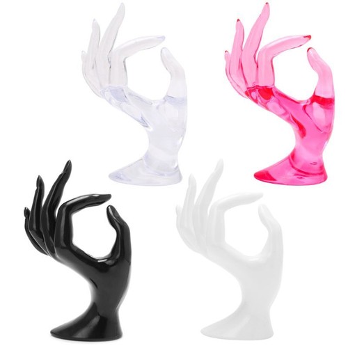 Mannequin OK Hand Finger Glove Ring Bracelet Bangle Jewelry Display Stand Holder - Picture 4 of 12