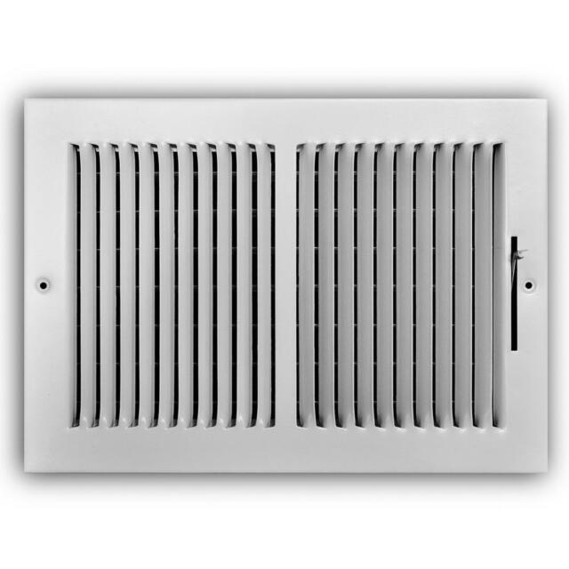 Everbilt H118SW 24 in. White Baseboard Diffuser Supply 3 Way Air